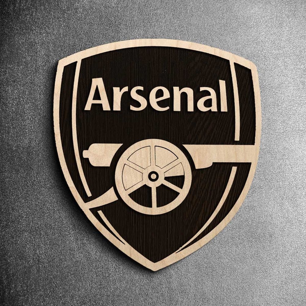 Arsenal Wooden Crest 12"x12" inches - Image 3