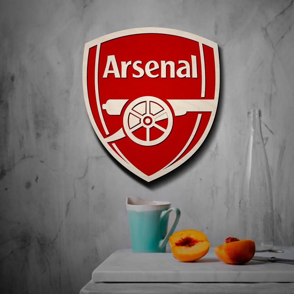 Arsenal Wooden Crest 12"x12" inches - Image 2