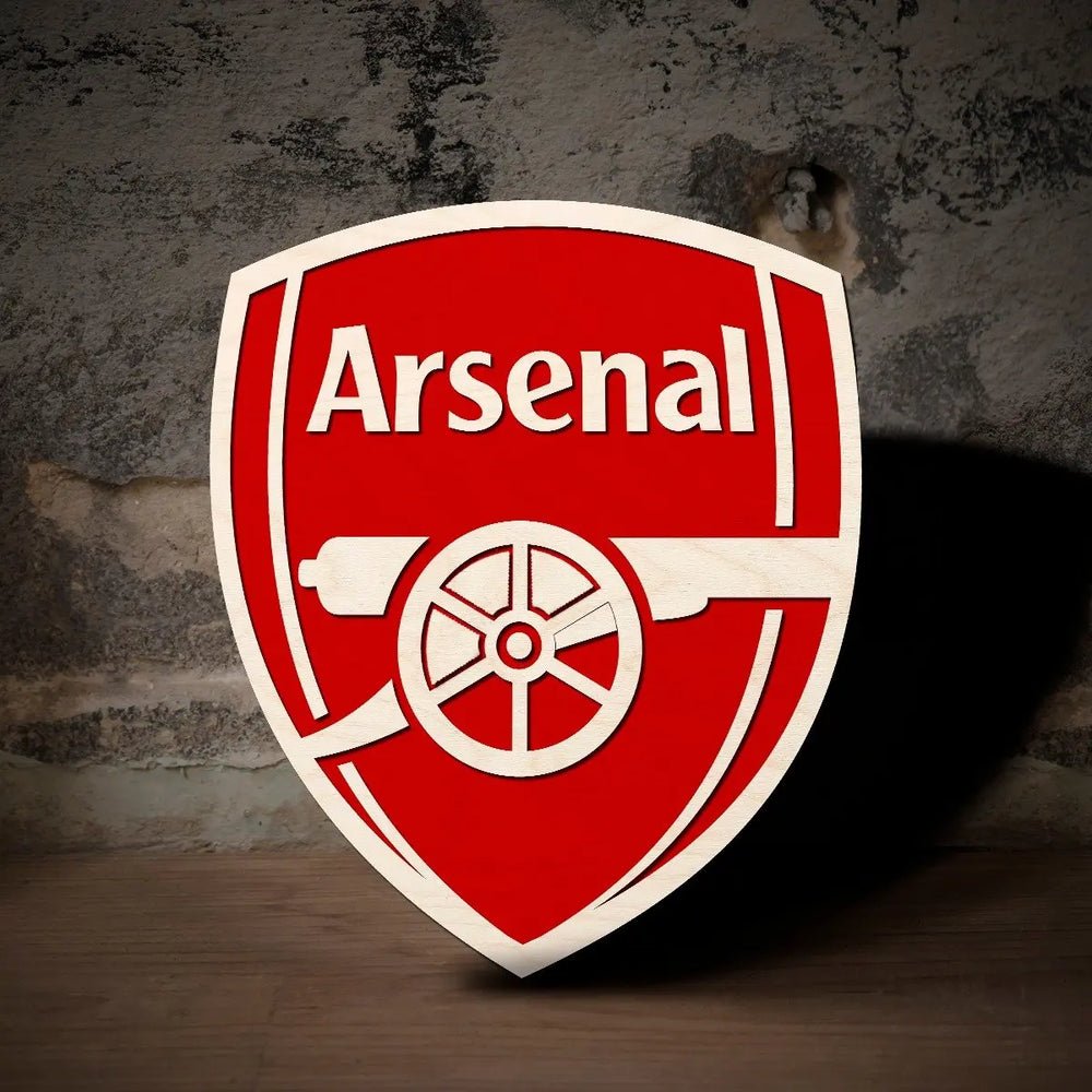 Arsenal Wooden Crest 12"x12" inches