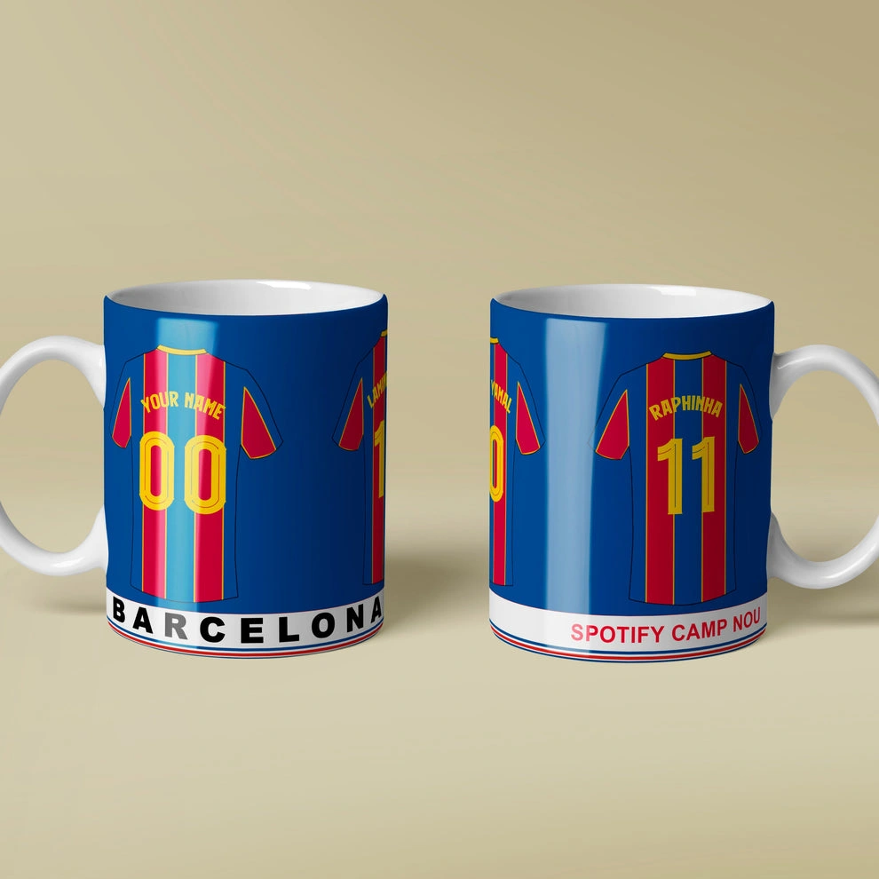 Barcelona Home Jersey Mug 25/26 - Image 5