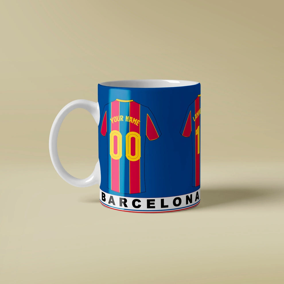 Barcelona Home Jersey Mug 25/26 - Image 2