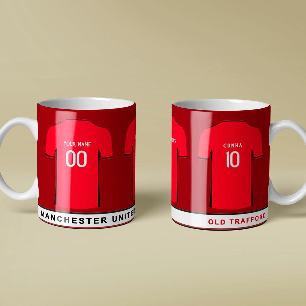 Manchester United Home Jersey Mug 25/26 - Image 5